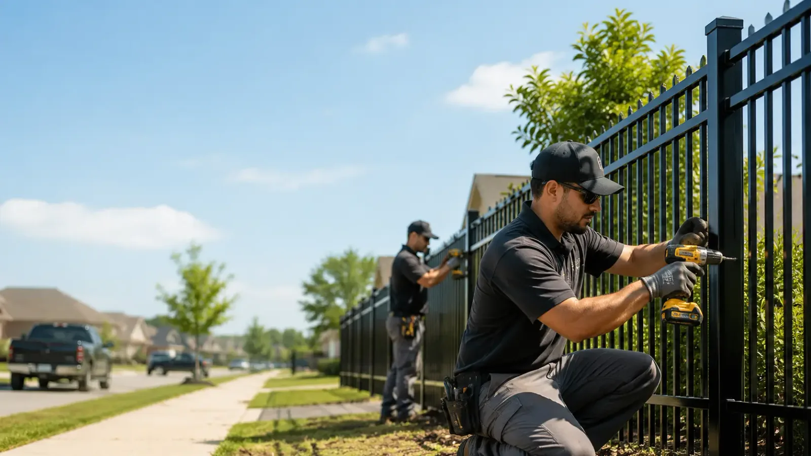 Metal Fence Installation in Davis, OK